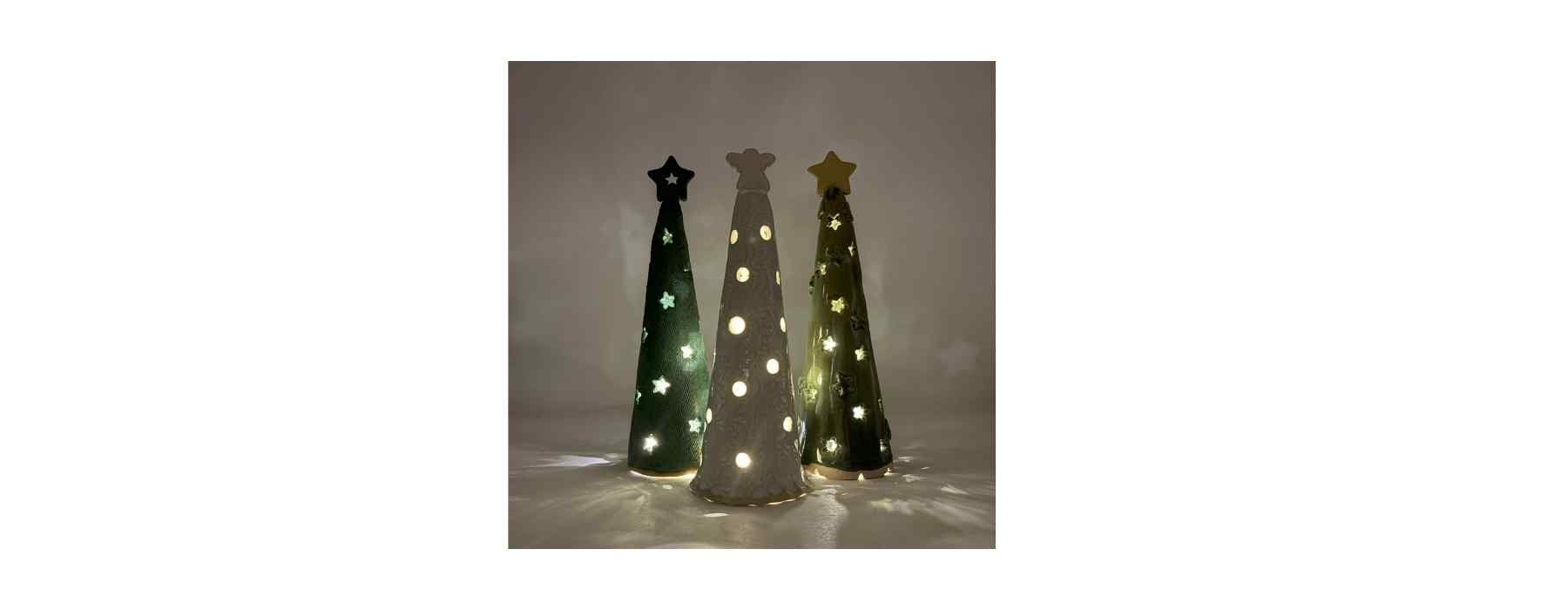 Youth Pottery: Luminary Trees 