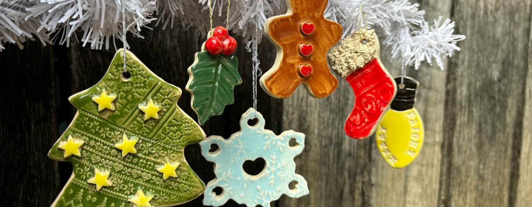 Youth Pottery:  Ornaments 